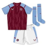 Aston Villa Clement Lenglet #17 Hjemmedraktsett Barn 2023-24 Kortermet (+ Korte bukser)